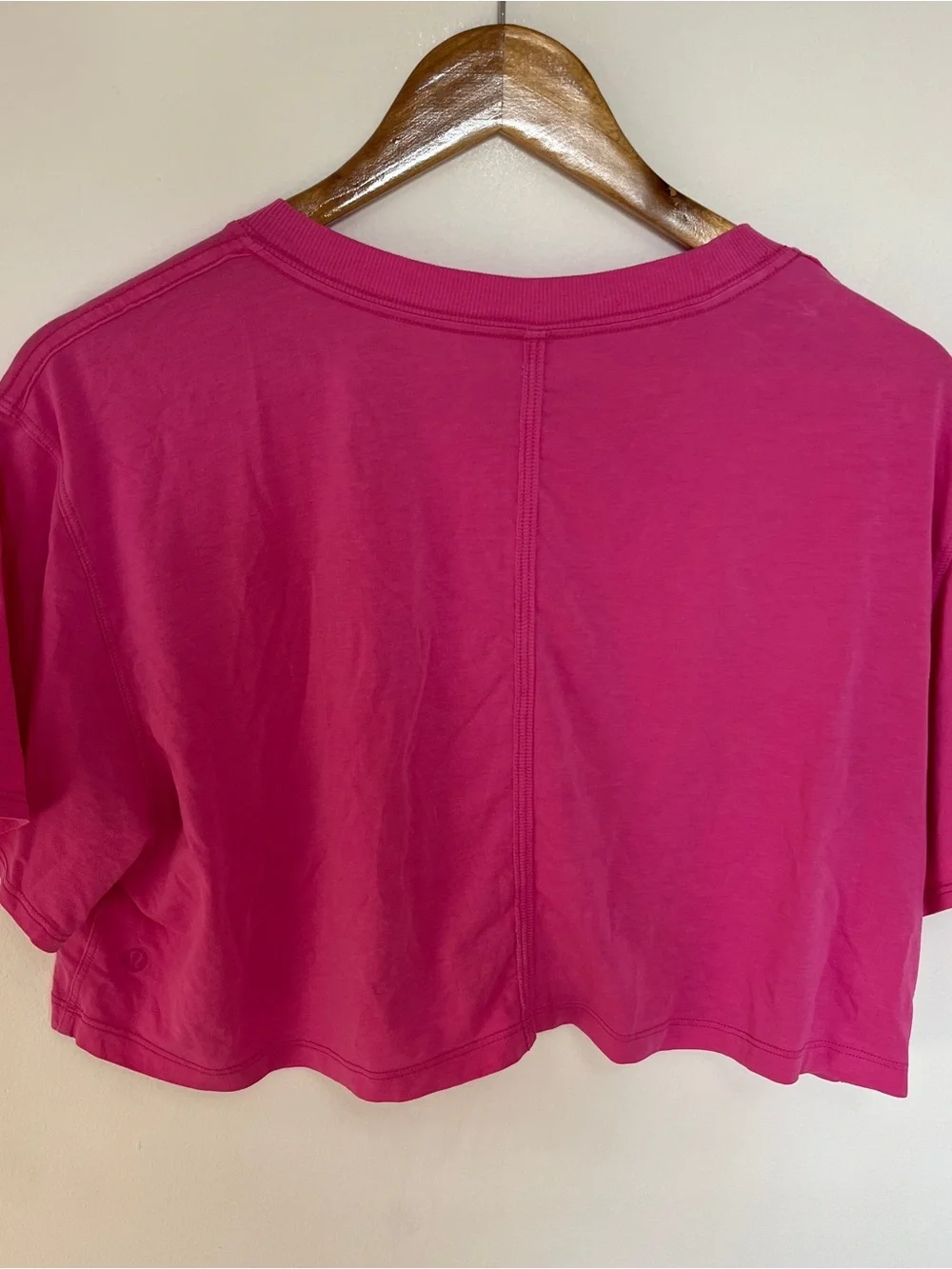 Lululemon Sonic Pink Oversized Crop Tee Size Large